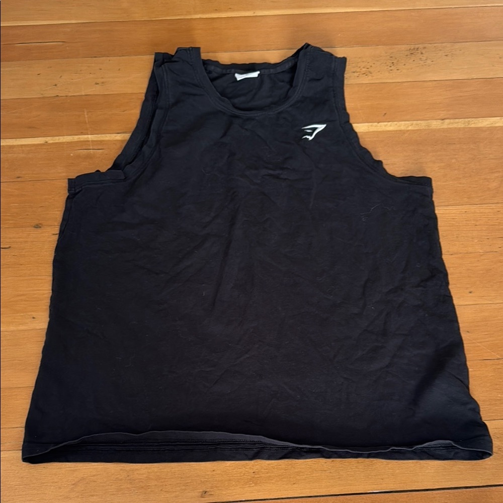 Gymshark Black Sleeveless Gym Top
